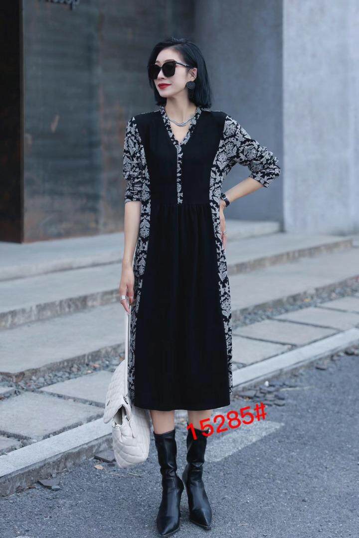 貂绒连衣裙，女装连衣裙，禾瓷