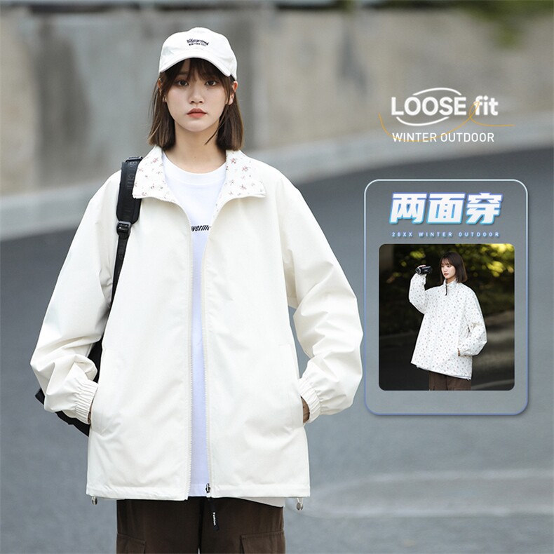 815A-JK96012-P65特2025秋季新款外套秋装两面穿休闲夹克女中性,男装夹克,星座815A