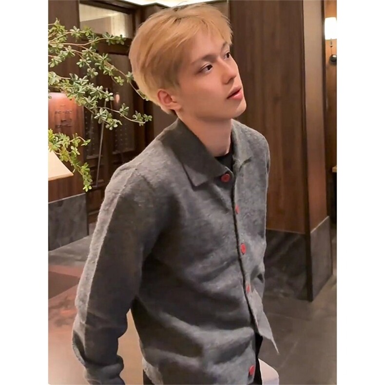 开衫毛衣男款秋冬季高级感老钱风针织衫美式复古外套MY5248,男装针织衫/毛衣,星座516A