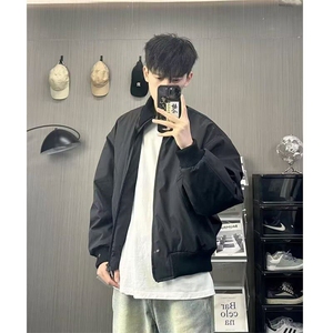 W9469-P63网图现货新款美式高街宽松棒球服夹克外套