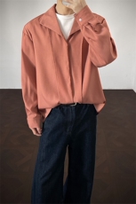 休闲衬衫男生短袖高级感宽松免烫衬衣韩系cleanfit上衣，男装T恤，电商B319
