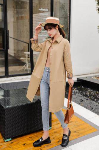 春装新款风衣，女装风衣，依伊贝诺