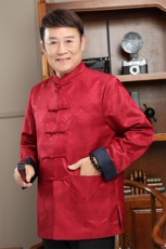 2024高品质主推春款风唐装外套男装中老年中式复古盘扣夹克，男装夹克，钱塘723