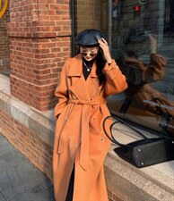 现货fx2福歆歆??NEW韩版翻领简约款双面羊绒，其它，FUXINXIN 福歆歆