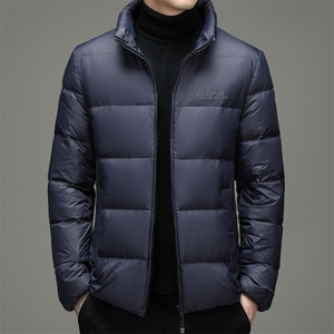 羽绒服男2023新款冬装加厚中年保暖外套立领防寒服MYYL92082-P270图片