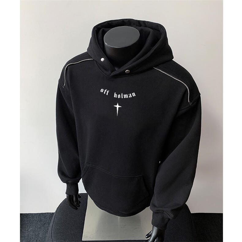 360克重磅图拉链华棉连帽卫衣【有货】C403A-WY25135LLJR-P85,男装卫衣,电商C403A