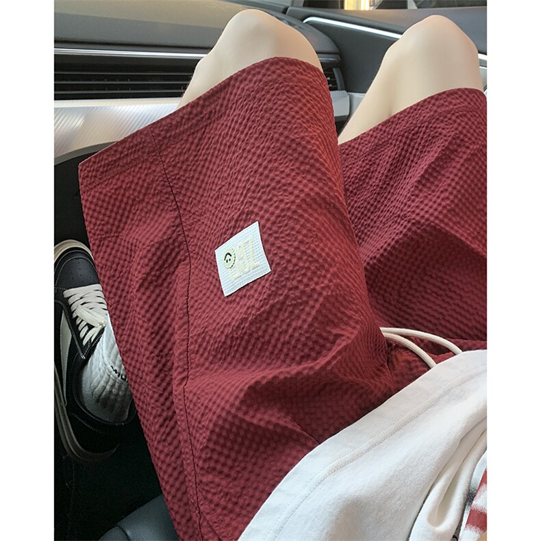 泡泡格短裤大码M~4XL XZ604-DK215-特P25控49图片