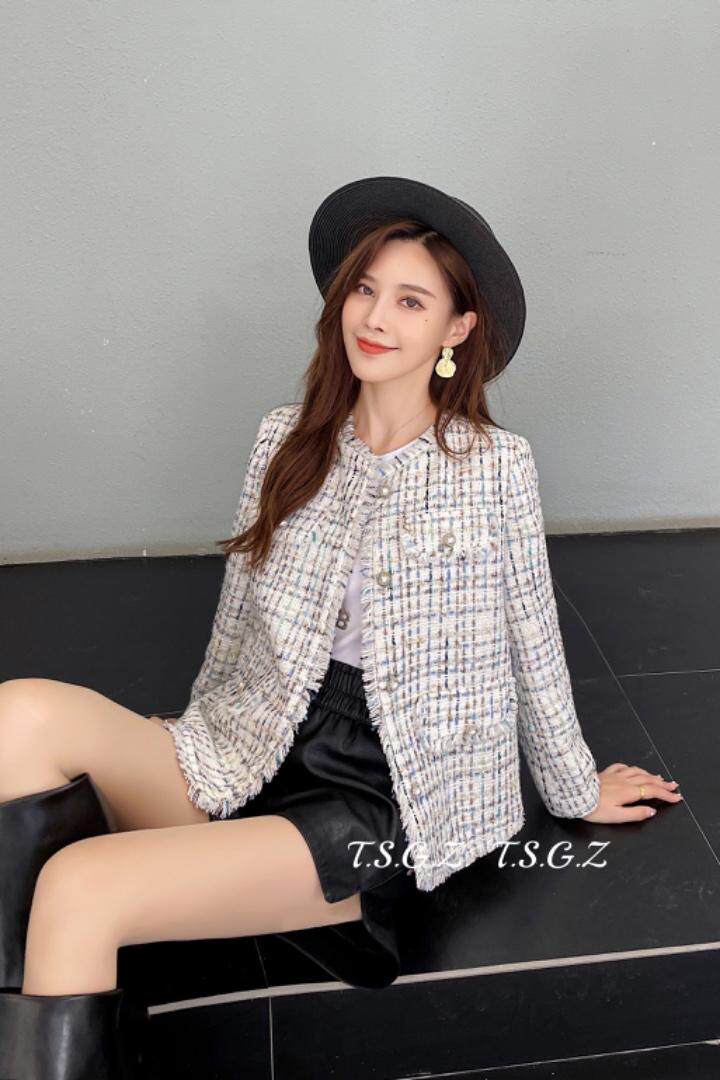 粗仿呢流苏小香外套，其它，天使公主