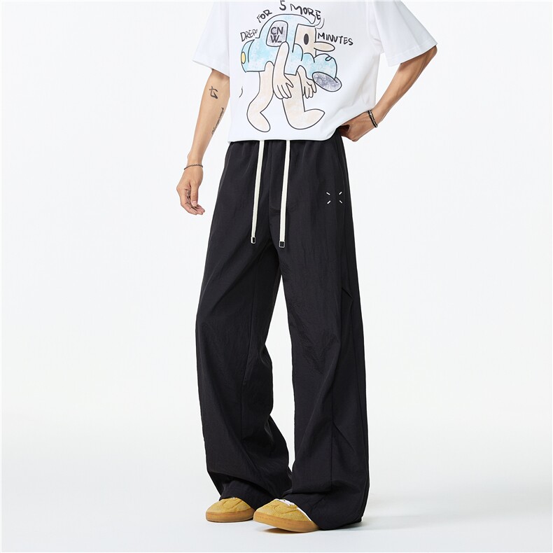 抖音品质户外宽松速干褶皱设计休闲伞兵裤B315-K25406-特p30控58,男装休闲裤,电商B315