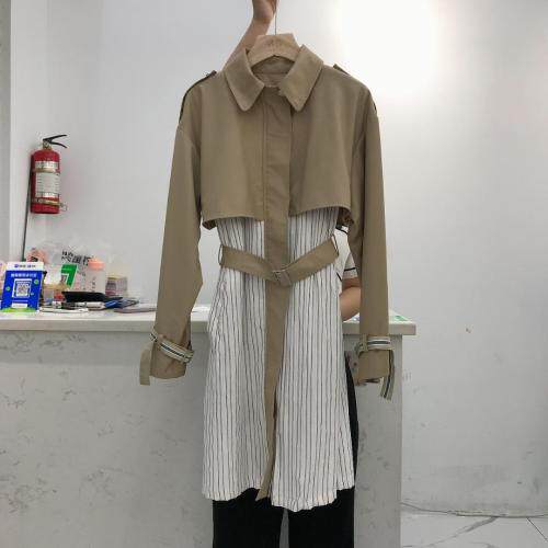 新款现货风衣，女装风衣，锦雅