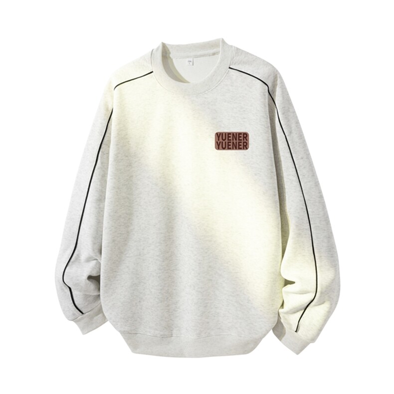 得物供货、复合重磅420克现货圆领卫衣宽松HD019-1-YLT25216-P35，男装卫衣，电商019-1