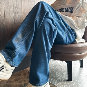 k1075-p48-控68  现货宽松拉链cleanfit牛仔裤马丁靴黑暗图片