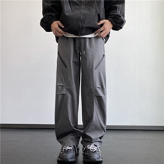 2025秋季新款机能户外防水拉链宽松冲锋裤B315-K24251-特p35控68，男装休闲裤，电商B315