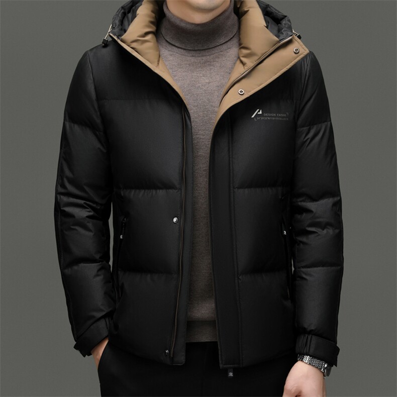 BZ9808钱塘2020-2时尚休闲简约冬季厚款中年男士羽绒服P250,男装羽绒服,钱塘207-2