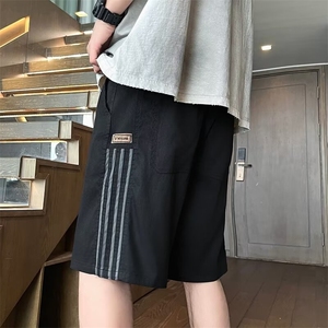 休闲短裤男士韩版潮流痞子帅气2024夏季ins宽松五分裤K5557-P29