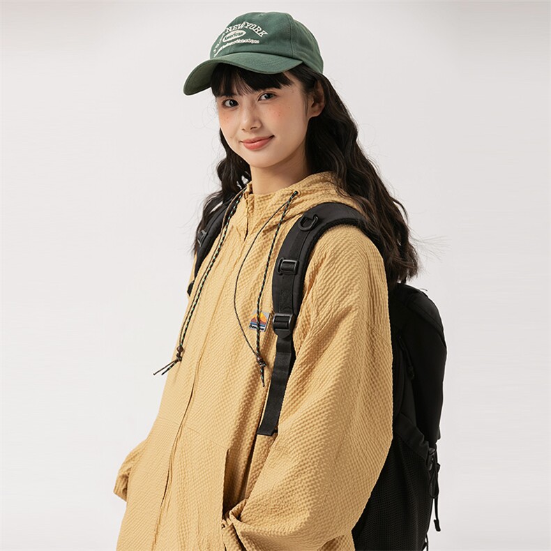 2026春季新款男装日系潮牌宽松连帽格子外套休闲夹克JK562-F109图片