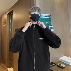 8XL-M摇粒绒外套男奥粒绒加厚羊羔绒卫衣内胆夹克JK1314P68控88，男装夹克，电商D206-1