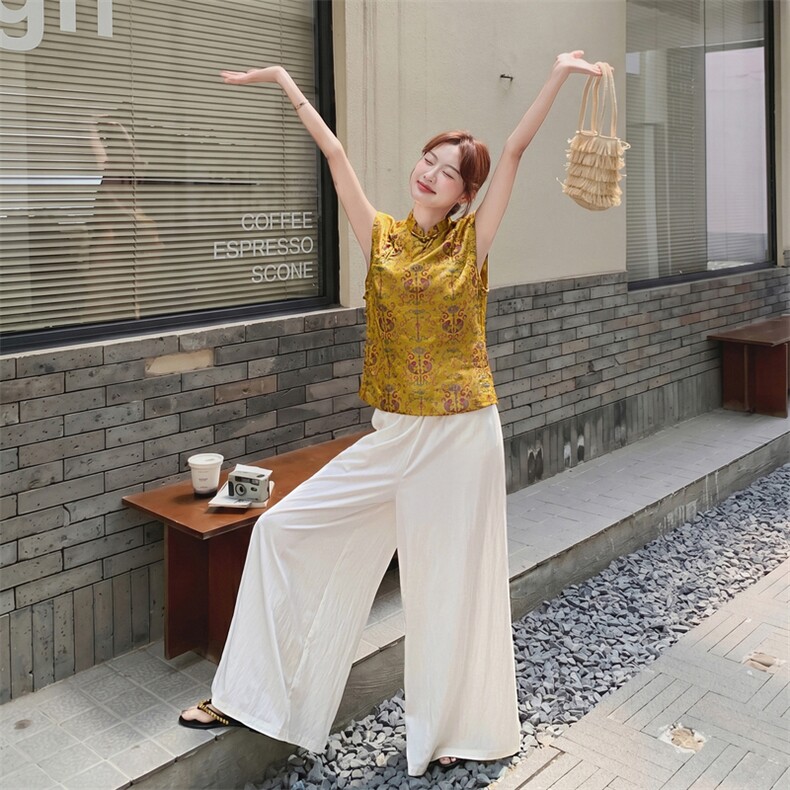 2026年夏季时尚潮流动物植物花卉碎花轻薄两件套,女装套装/套裙,秀美人生