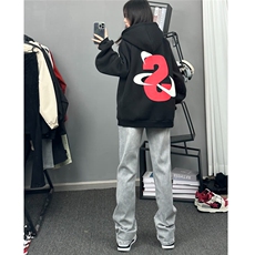 美式牛仔裤女春季休闲裤子潮牌春生美式高街长裤百搭直筒裤潮，男装牛仔裤，星座218-1（原230）