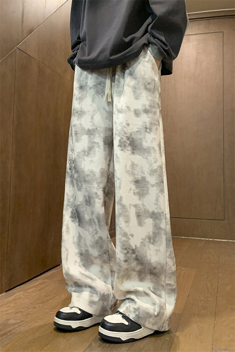 休闲裤抖音品质美式高街情侣宽松休闲裤现货供应C323-1-7906-P38,男装休闲裤,电商C323-1