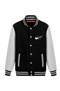 备货万件 2025秋季棒球服大码宽松开衫卫衣 XZ102A-4-Q8985-P55图片