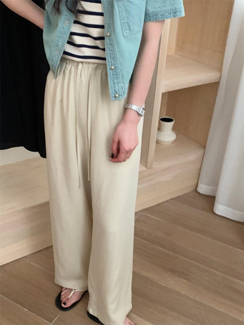 夏季新款阔腿裤～，其它，三文鱼