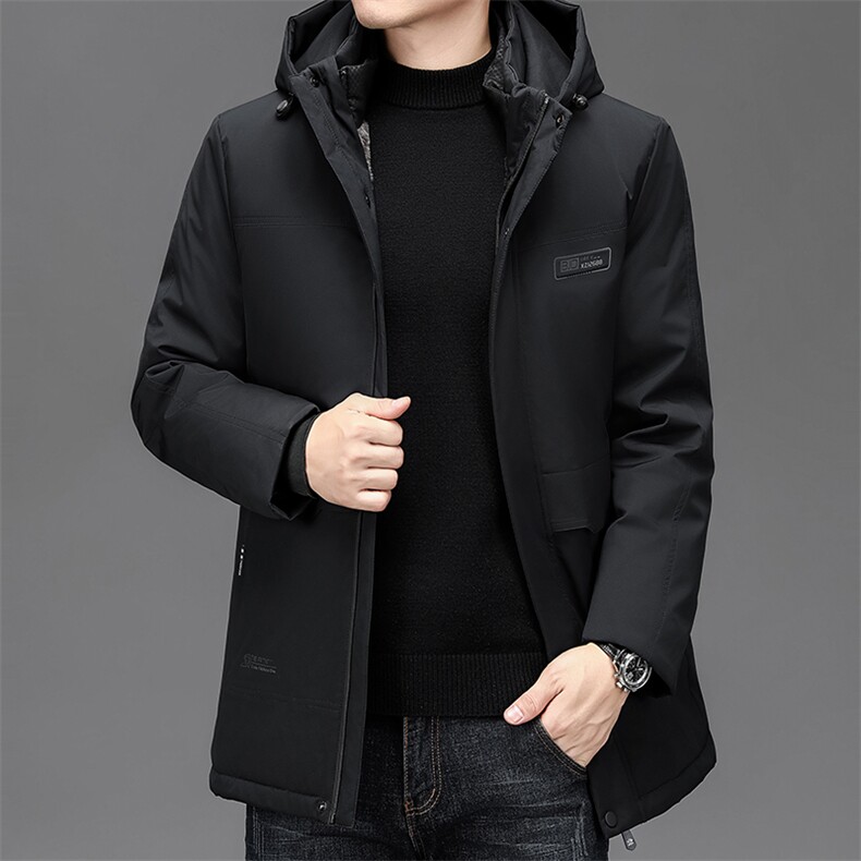 NN8588钱塘2020-3新款商务休闲冬季厚款中年男士羽绒服P215,男装羽绒服,钱塘207-3