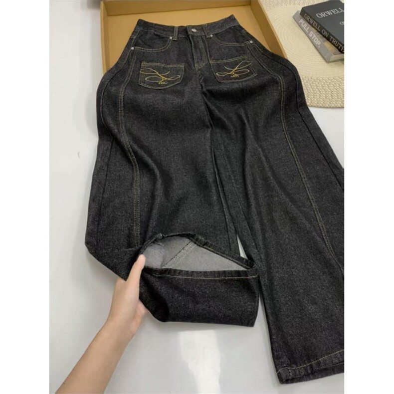 [档口现货特批40不议价】男女秋冬刺绣牛仔裤610A-35110,男装牛仔裤,星座610A