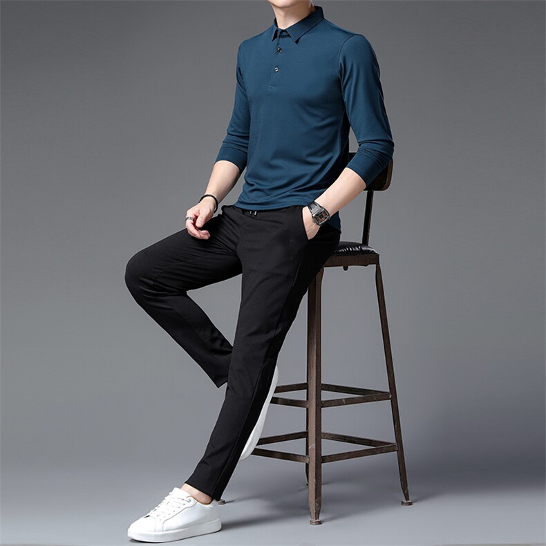 中年休闲运动套装男秋季爸爸装翻领套头卫衣中老年人运动服潮,男装休闲套装,电商B212（原钱塘6029）
