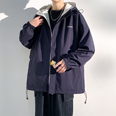 秋季户外夹克男双面穿冲锋衣外套DSA157B-JK7902-P70，男装夹克，电商A157B