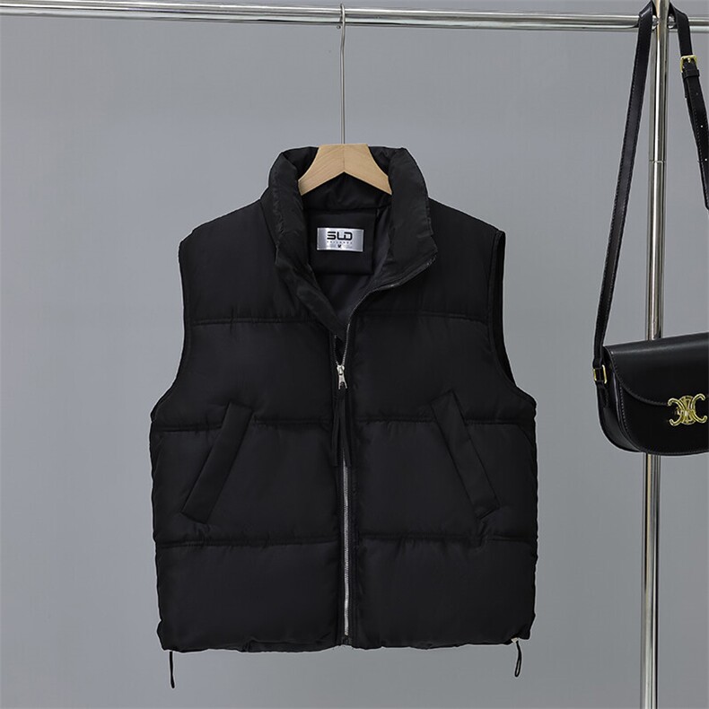 CC048-P55棉服马甲2025秋冬新款韩版宽松棉坎肩立领,男装棉衣,星座911-3
