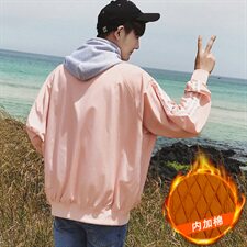 【】A003-927G-P65男士连帽休闲加绒夹克外套1济州岛，男装夹克，电商A003