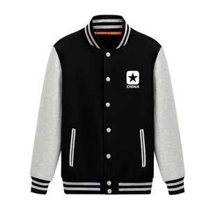 2025秋季新款大码男士棒球服卫衣外套XZ102A-4-Q8932-P55图片