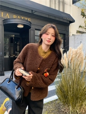 气质减龄羊羔毛外套女皮毛一体2025秋冬时尚百搭羊羔绒上衣，女装短外套，2C229