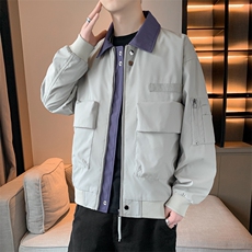 现货春季新款工装夹克男飞行员美式上衣外套A02513-P75，男装夹克，星座308B-2