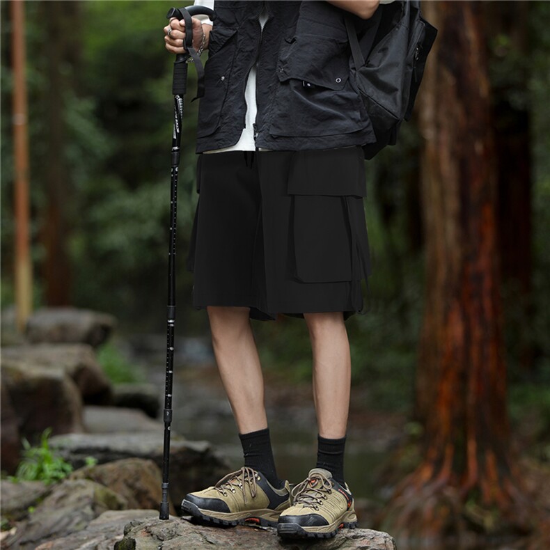 夏季工装抽绳短裤男设计宽松休闲潮流百搭短裤DK3100P-25,男装牛仔裤,电商A128