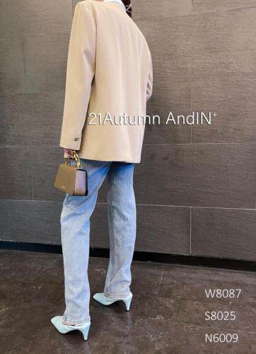 2021新款西装外套，女装西装，AND IN+