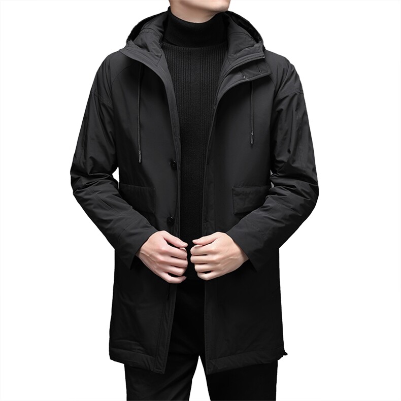 冬装新款中老年羽绒服男长款休闲白鸭绒外套上衣MNSA6629972-P290,男装羽绒服,电商B212（原钱塘6029）