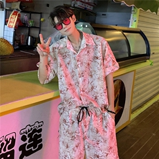 喇叭花套装TZ77811特P45衬衫DCS77812特P27DK77813特P18套装控88，男装衬衫，星座227-7