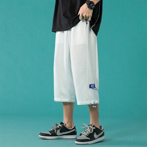 ！2023夏季新款男士运动七分裤学生5五分裤六分裤短裤DK02P40图片