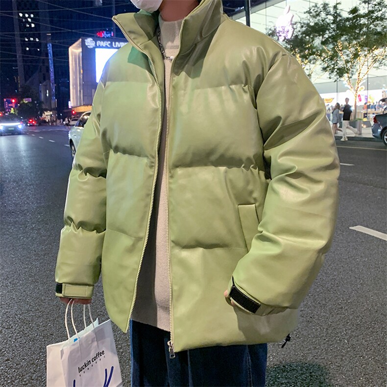 防水皮衣棉袄D3126-TP80控价118冬季加厚防风保暖男生港风棉衣,男装棉衣,电商A102-1