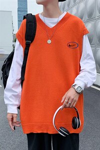 2023秋冬新款马甲男休闲时尚韩版潮流青年坎肩A161-2-MJ2211-P45图片