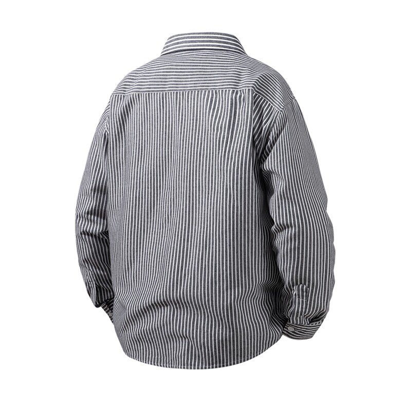 春季新款复古条纹潮流宽松日系长袖衬衫男士休闲百搭CS302-P32,男装衬衫,星座1403A