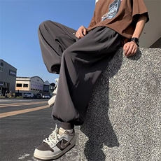 裤子男女春夏重磅cityboy卫裤美式高街运动抽绳束脚灯笼裤~KZ056，男装休闲裤，星座601-2