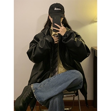 XZ213-GKMY8862-P128控148抖音品质直播供货中长款夹棉皮衣棉服，男装皮衣，星座213