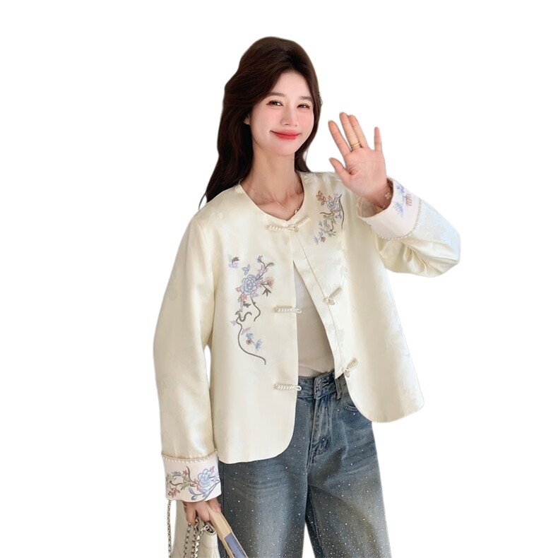 [大货】新中式复古短外套2C057-916-P165-K268,女装短外套,2C057