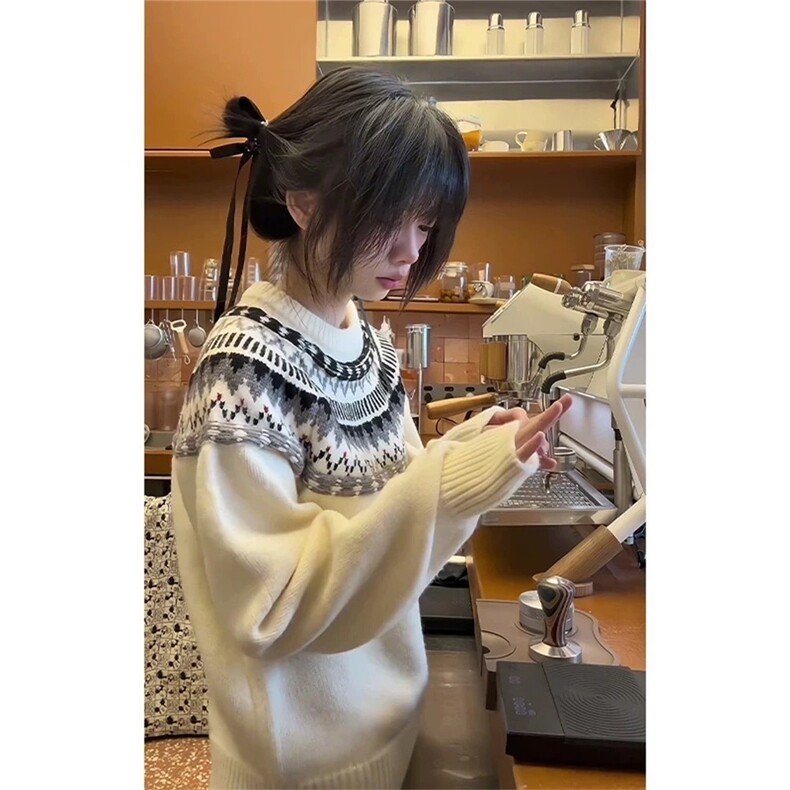 网图现货北极绒圆领花卉毛衣男M854特P55,男装针织衫/毛衣,星座205-3
