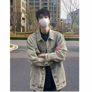 春秋痞帅外套男ins潮牌港风日系原宿风韩版潮流宽松夹克 J8923图片