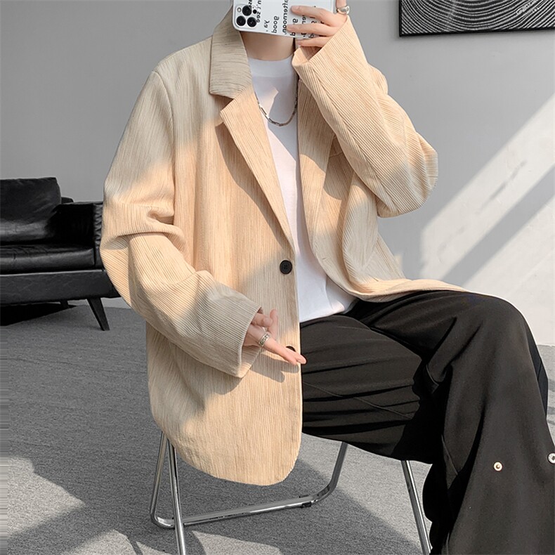 现货WT902-P85控108大码高品质现货灯芯绒印花西装外套,男装西服套装,电商D232