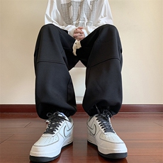 春秋日系港风大码男装工装裤加肥加大码胖子裤工装休闲口袋束脚裤，男装休闲裤，星座909-2（原星座717-2）